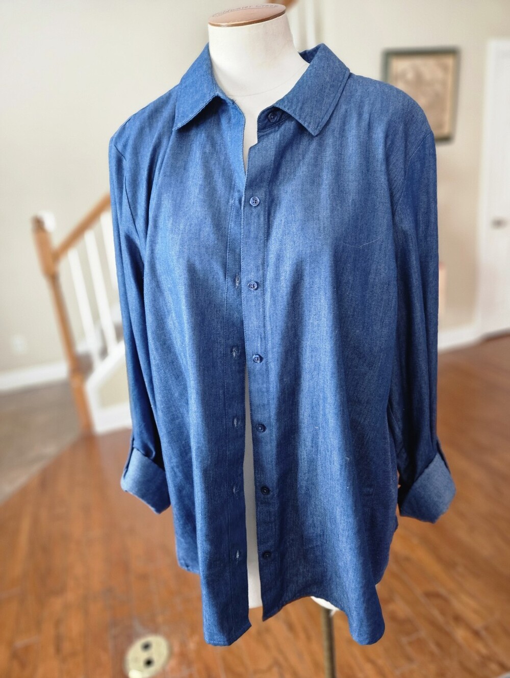 Kim Rogers Lightweight Denim Shirt XXL